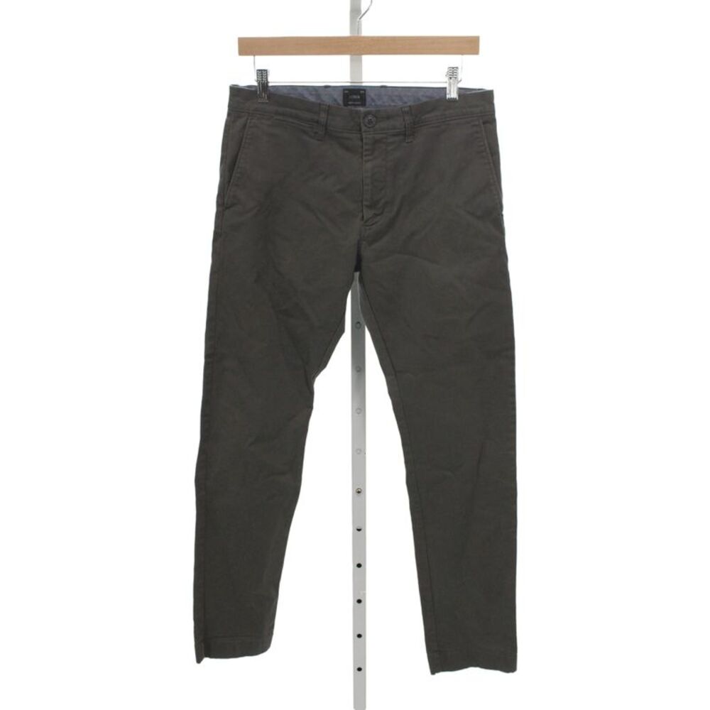 J Crew Men Chinos Dark Gray Button Size 30